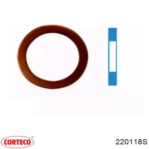 220118S Corteco Пробка поддона двигателя