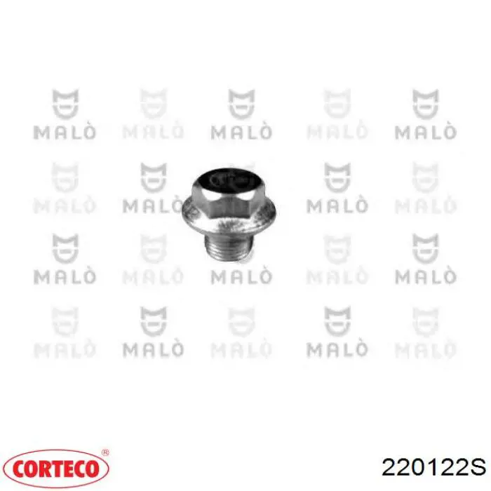 Купить 220122S Corteco Пробка поддона двигателя