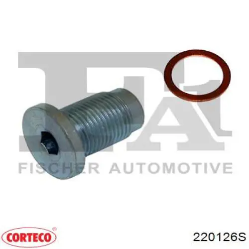 220126S Corteco Пробка поддона двигателя