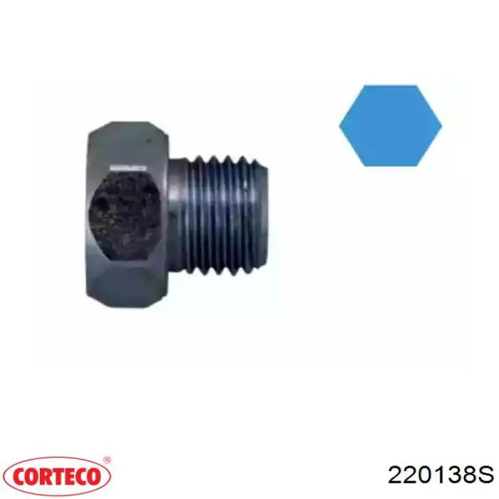 Пробка поддона двигателя CORTECO 220138S