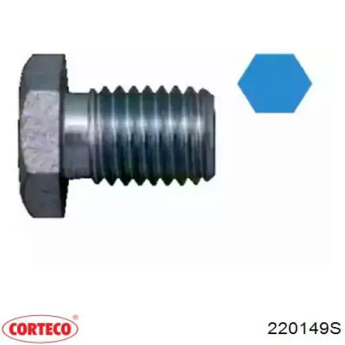 Пробка поддона двигателя 220149S Corteco