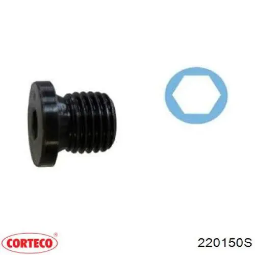 Пробка поддона двигателя Corteco 220150S цена, от 3.79 USD