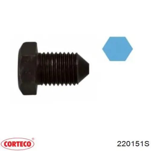 220151S Corteco Пробка поддона двигателя