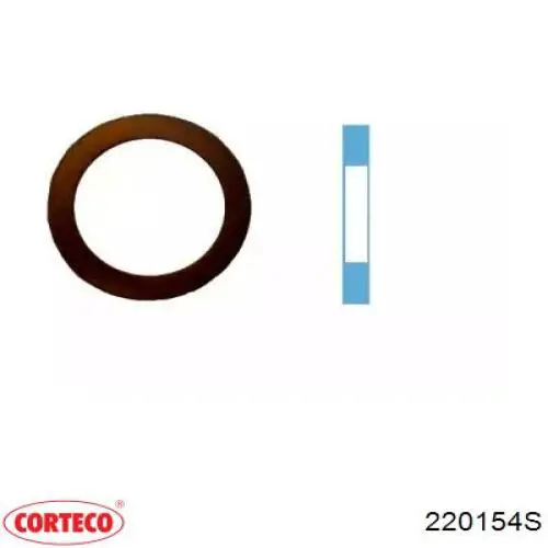 Купить 220154S Corteco Пробка поддона двигателя