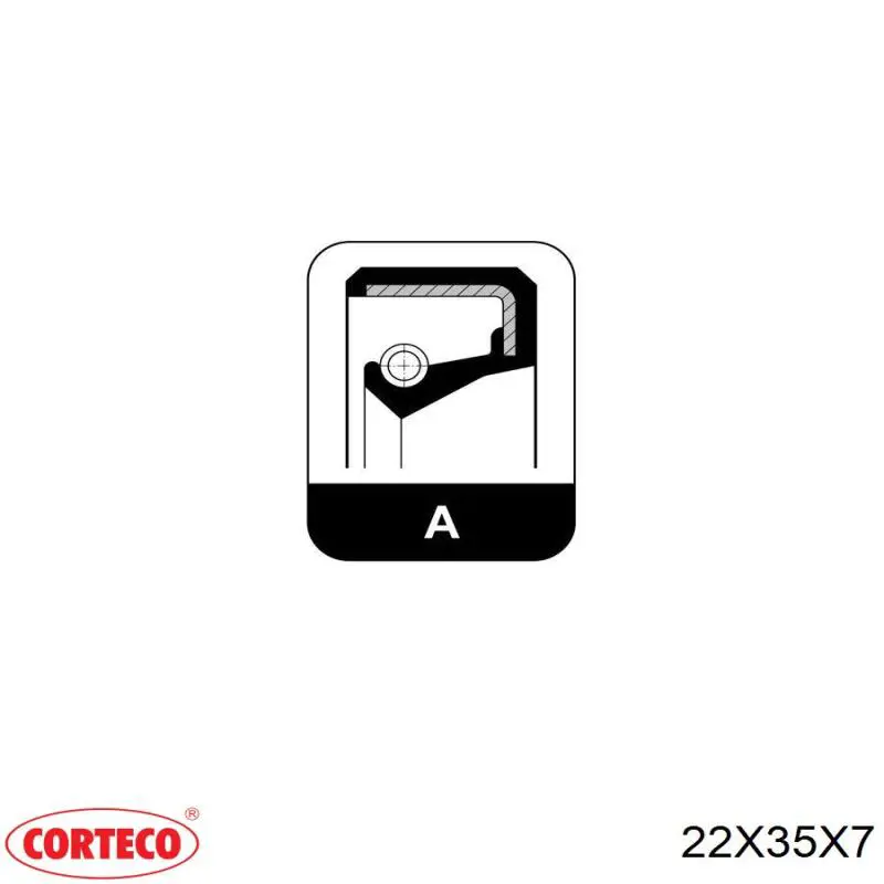 Купить 22X35X7 Corteco 
