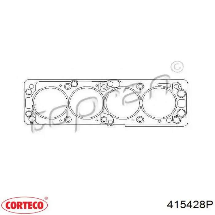 Прокладка ГБЦ Corteco 415428P цена, от 831.05 UAH