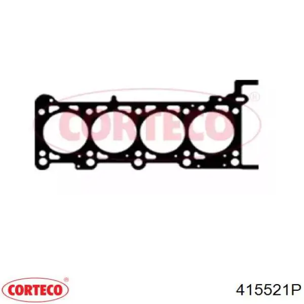 Левая прокладка ГБЦ 415521P Corteco
