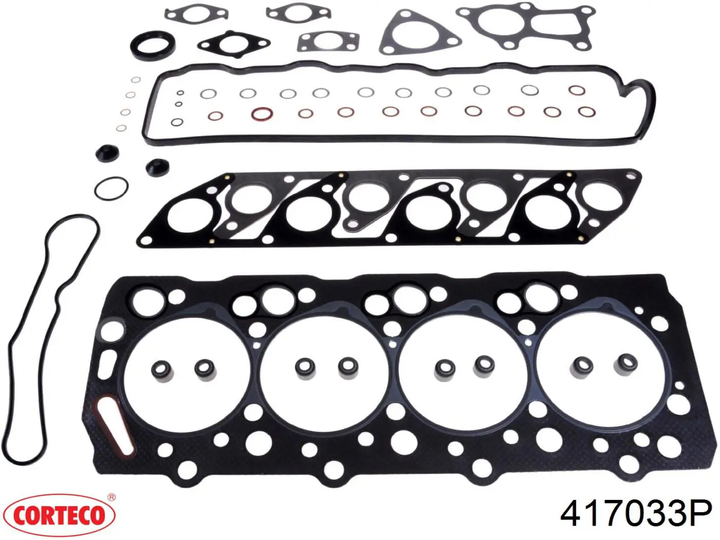 Верхний комплект прокладок двигателя 417033P Corteco
