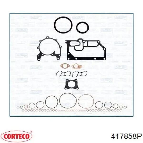 Верхний комплект прокладок двигателя Corteco 417858P цена, от 51.15 USD