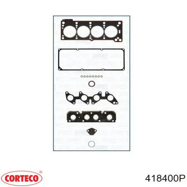 418400P Corteco kit superior de vedantes de motor