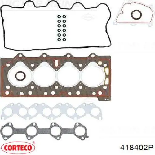 418402P Corteco kit superior de vedantes de motor