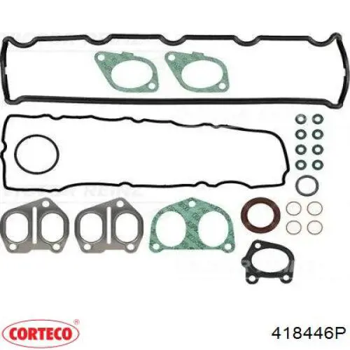 418446P Corteco Комплект прокладок двигателя верхний