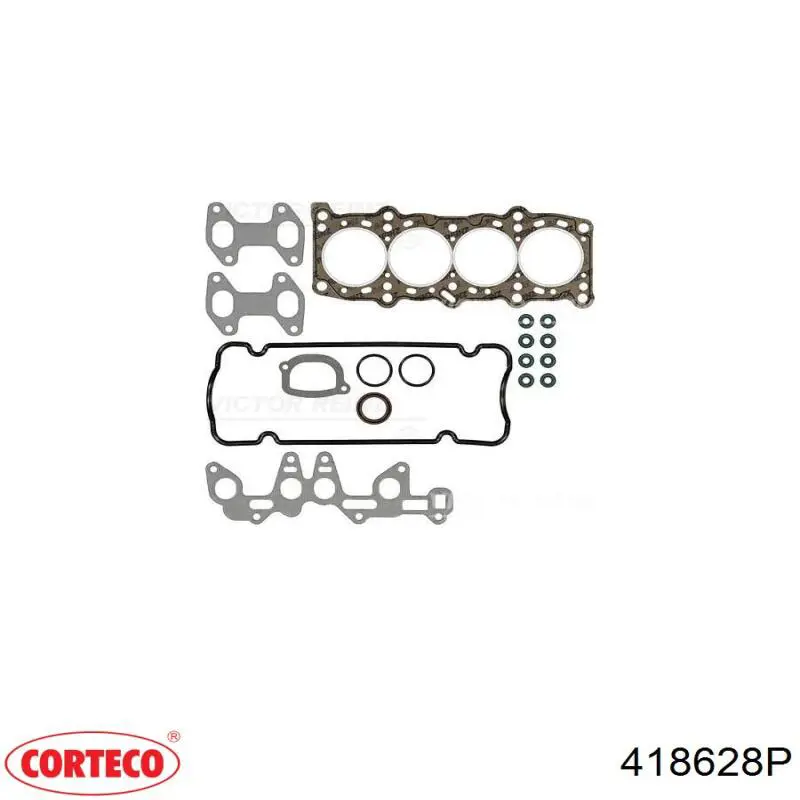 418628P Corteco комплект прокладок двигателя верхний