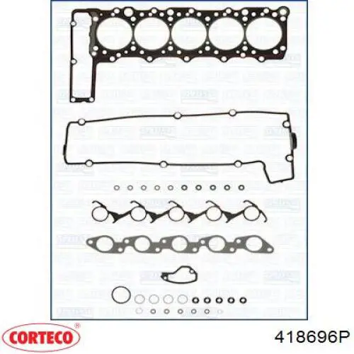 418696P Corteco kit superior de vedantes de motor