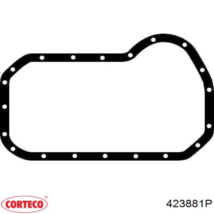 Прокладка піддону картера двигуна 423881P Corteco