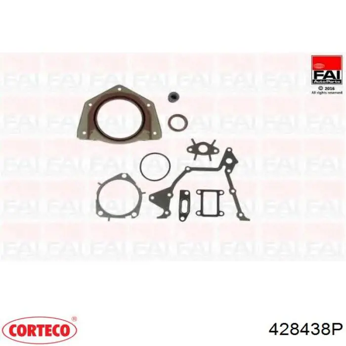 428438P Corteco Комплект прокладок двигателя, нижний