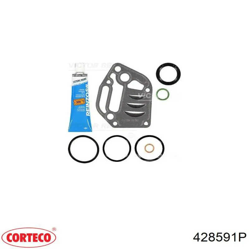 428591P Corteco kit inferior de vedantes de motor