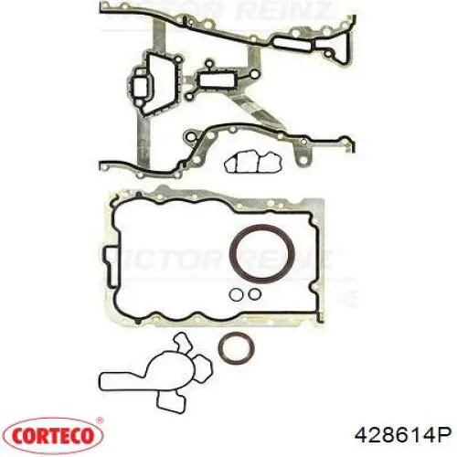Нижний комплект прокладок двигателя 428614P Corteco