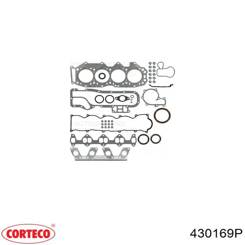 Комплект прокладок двигателя 430169P Corteco
