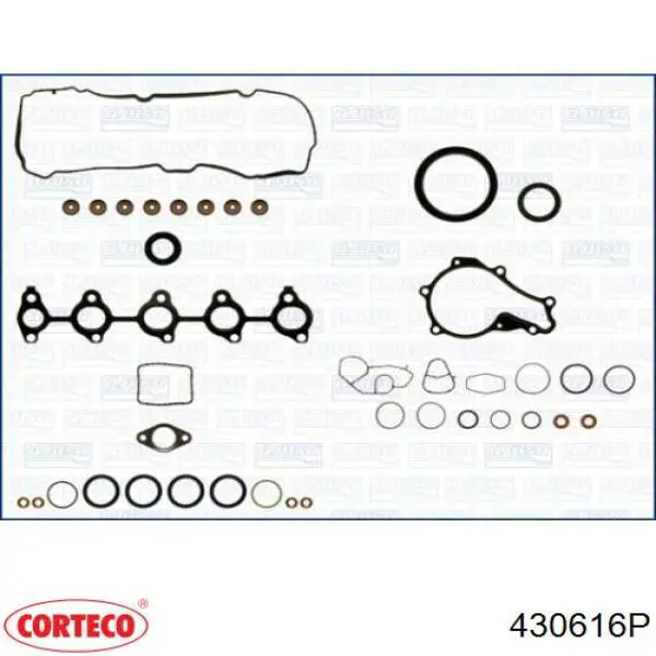 Комплект прокладок двигуна, нижній 430616P Corteco