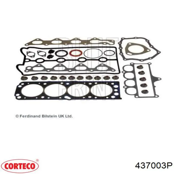 437003P Corteco комплект прокладок двигателя полный