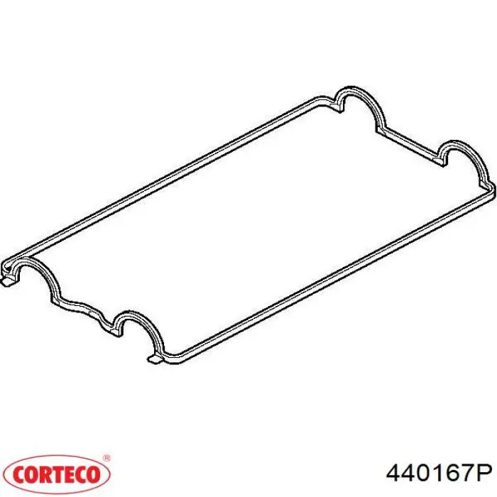 Прокладка клапанной крышки 440167P Corteco