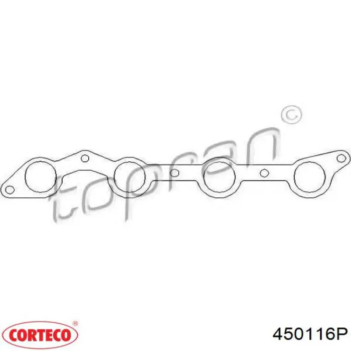 450116P Corteco прокладка впускного коллектора