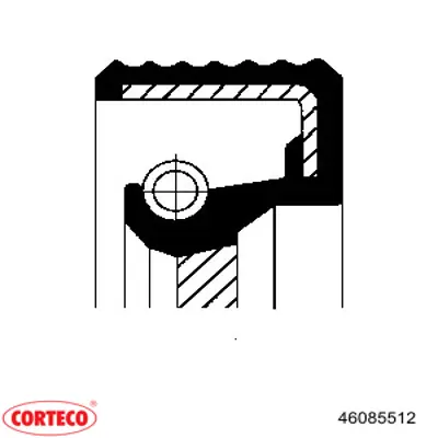 46085512 Corteco Сальник двигателя