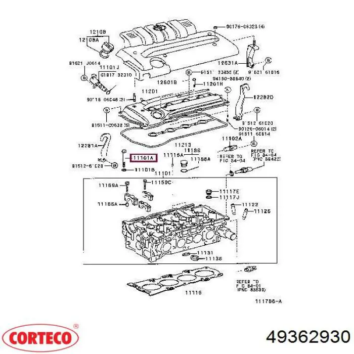 Болт головки блока цилиндров, ГБЦ Corteco 49362930 цена, от 47.81 USD