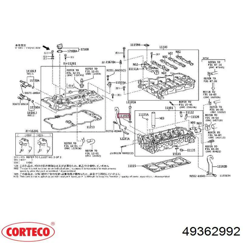 Купить 49362992 Corteco Болт ГБЦ