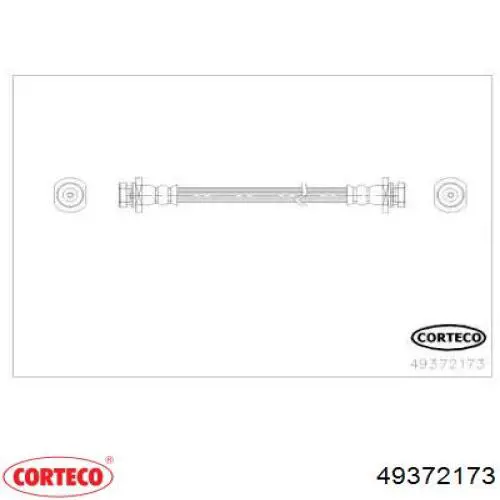 Задний тормозной шланг 49372173 Corteco