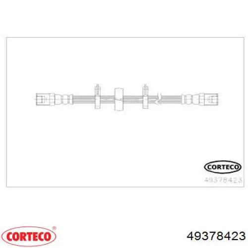 Задний тормозной шланг 49378423 Corteco