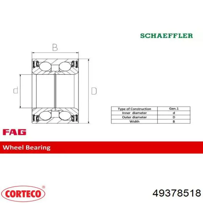 Сальник передней ступицы внутренний Corteco 49378518 цена, от 4.08 USD