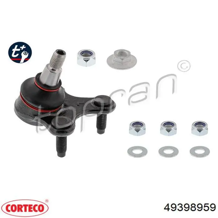 Нижняя левая шаровая опора Corteco 49398959 цена, от 16.98 USD
