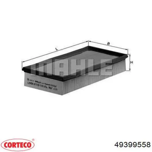 Сайлентблок переднего рычага 49399558 Corteco