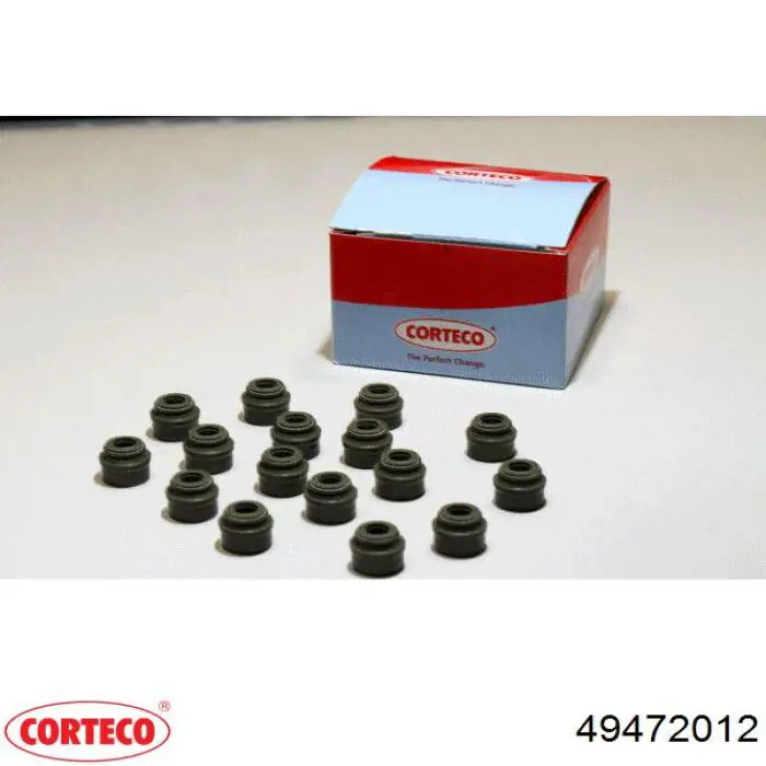 49472012 Corteco сальник клапана (маслосъемный, впуск/выпуск)