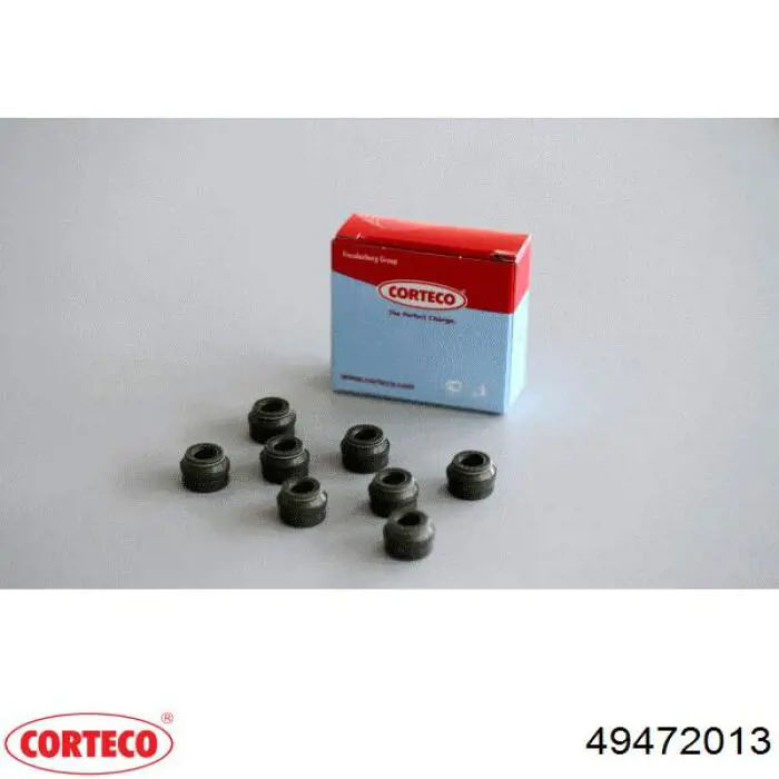 49472013 Corteco сальник клапана (маслосъемный, впуск/выпуск)