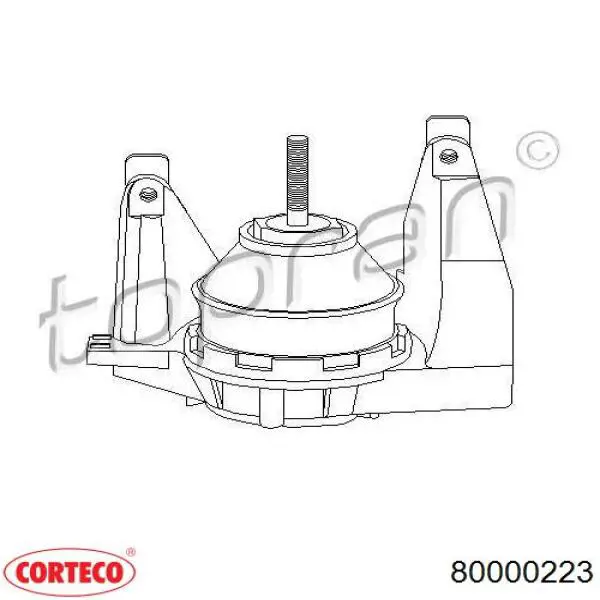 80000223 Corteco подушка (опора двигателя правая)