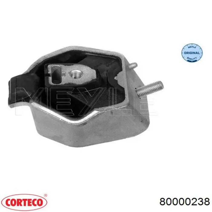 80000238 Corteco подушка трансмиссии (опора коробки передач)