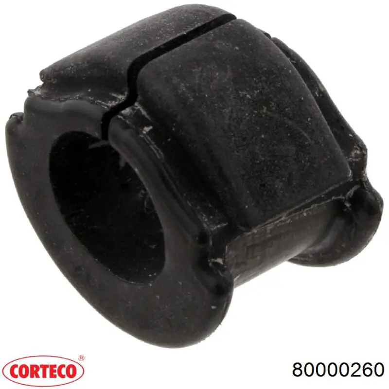 Втулка стабилизатора переднего CORTECO 80000260