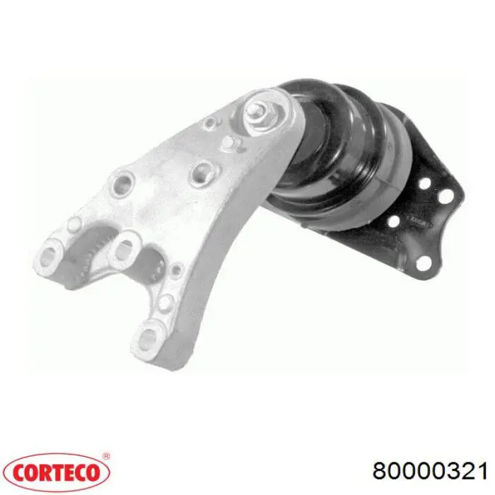 80000321 Corteco подушка (опора двигателя правая)