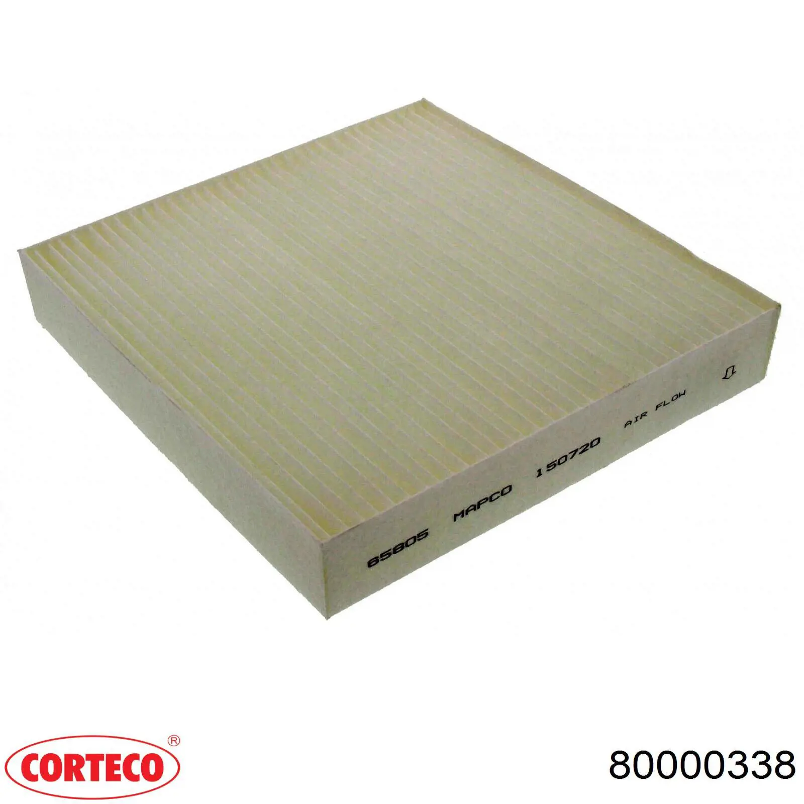 80000338 Corteco Внутрисалонный фильтр