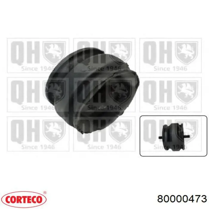 Левая подушка двигателя 80000473 Corteco