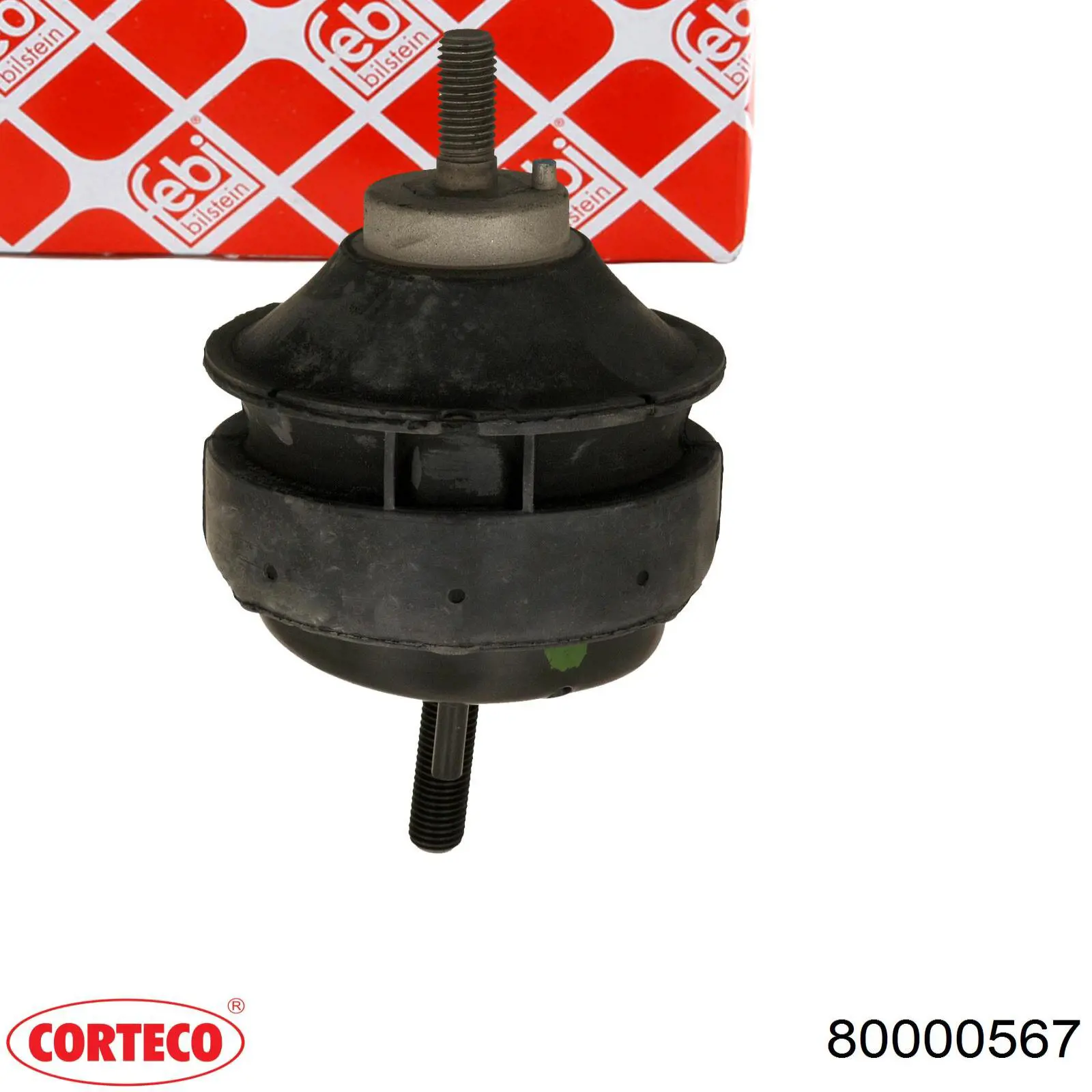 Левая подушка двигателя 80000567 Corteco