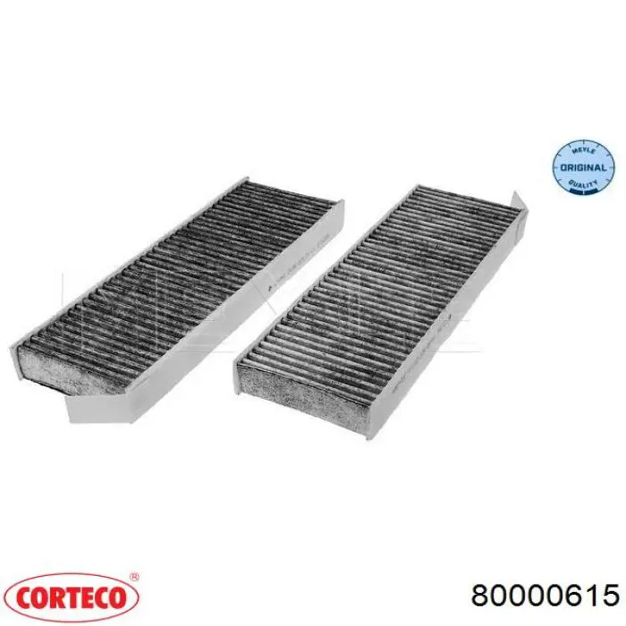 Фильтр воздушный отопителя Corteco 80000615 цена, от 10.53 USD