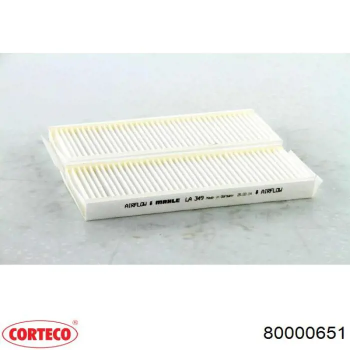 Купить 80000651 Corteco Фильтр салона угольный