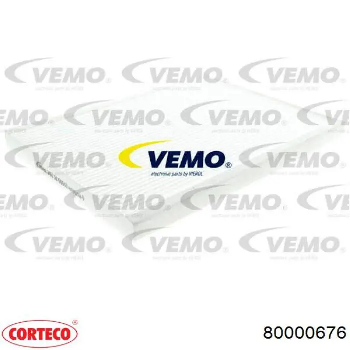 80000676 Corteco Внутрисалонный фильтр