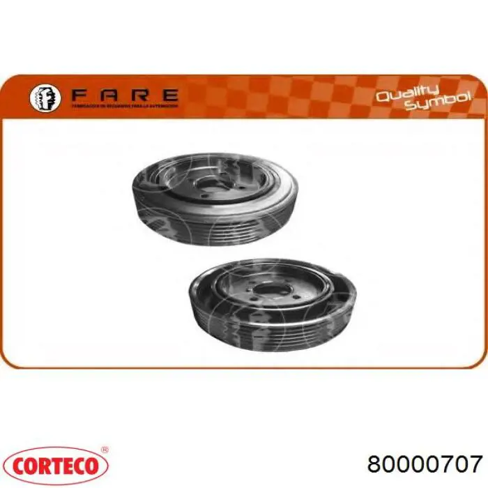 Шкив коленвала 80000707 Corteco