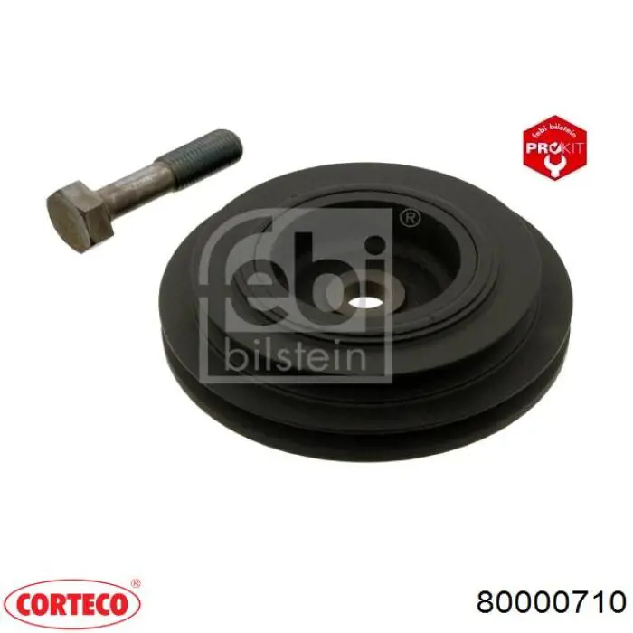 Шкив коленвала 80000710 Corteco