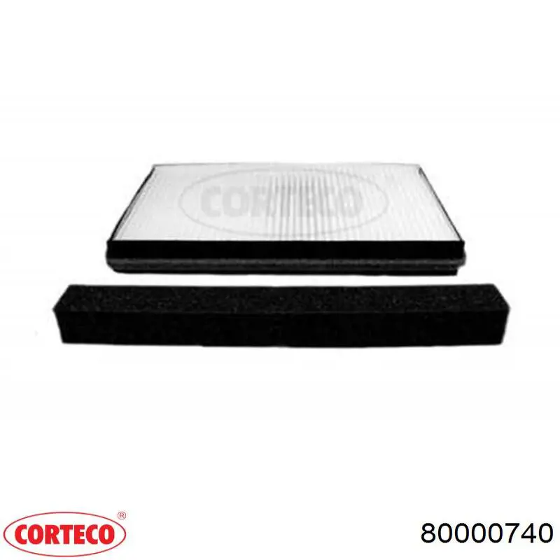 80000740 Corteco Внутрисалонный фильтр